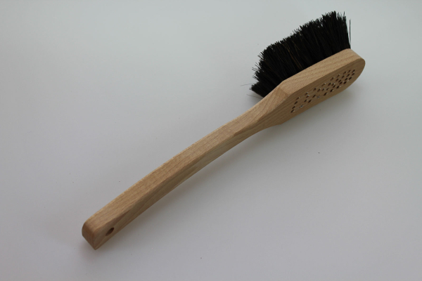 Stielbürste / Arenga dunkel natur, Holzkörper